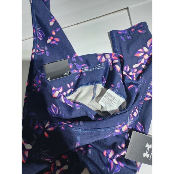 Under Armour UA HeatGear No-Slip Waistband 7/8 Ankle Leggings 1365338-410 SMALL - Picture 8 of 10